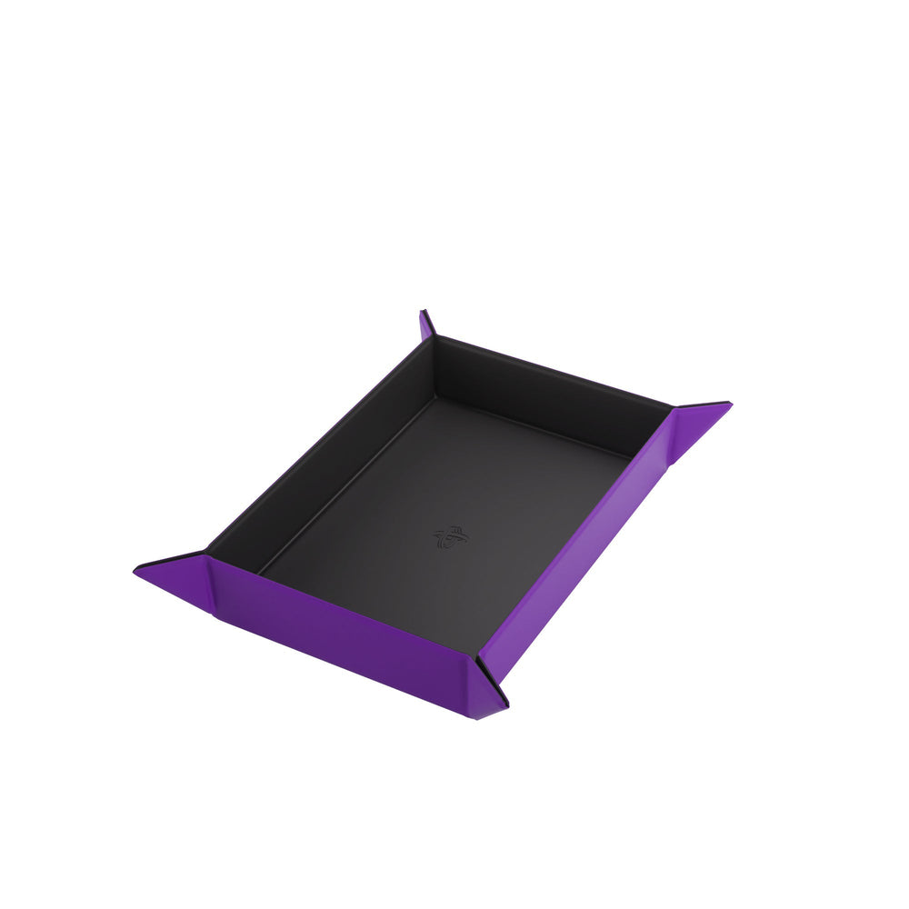Gamegenic Magnetic Dice Tray Rectangle - Black/Purple