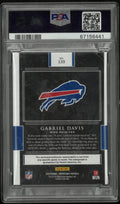 Gabriel Davis PSA 9 Helmet Nameplate Auto /35 2020 Impeccable BILLS