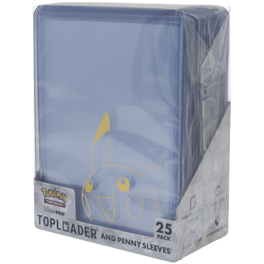 Ultra Pro Pokemon Pikachu 3"x4" 35pt Toploader Penny Sleeves 25ct