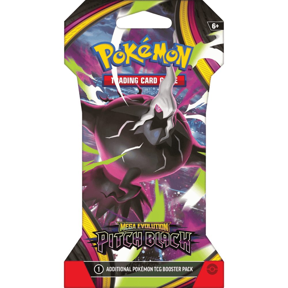 Pokemon Mega Evolution Pitch Black Sleeved Booster Pack