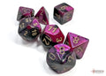 Chessex: Gemini Black-Purple/Gold 7-Die Set
