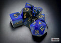 Chessex: Gemini Blue/Gold 7-Die Set