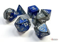 Chessex: Gemini Blue/Steel 7-Die Set