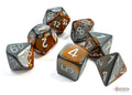Chessex: Gemini Copper/Steel 7-Die Set