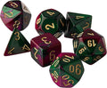 Chessex: Gemini Green-Purple/Gold 7-Die Set
