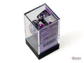 Chessex: Gemini Purple-Steel/White 7-Die Set
