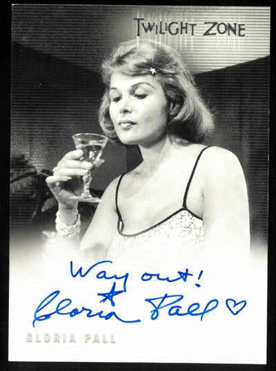 Gloria Pall as The Girl at the Bar Twilight Zone Auto Autograph #A-62