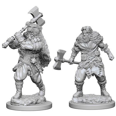 Dungeons & Dragons: Nolzur's Marvelous Unpainted Miniatures - W01 Human Male Barbarian