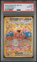 2023 POKEMON OBF EN-OBSIDIAN FLAMES #228 CHARIZARD EX HYPER RARE PSA 10