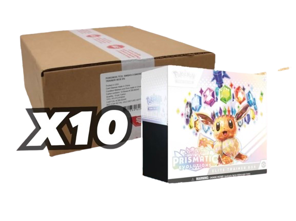 Prismatic Evolutions ETB x10 Sealed Case