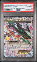 2021 POKEMON CELEBRATIONS CLASSIC COLLECTION #76 M RAYQUAZA EX CLASS.COLL-ROARING SKIES PSA 10