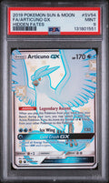 2019 POKEMON SUN & MOON HIDDEN FATES #SV54 FA/ARTICUNO GX HIDDEN FATES PSA 9