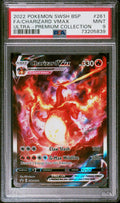 2022 POKEMON SWSH BLACK STAR PROMO #261 FA/CHARIZARD VMAX ULTRA-PREMIUM COLLECTION PSA 9