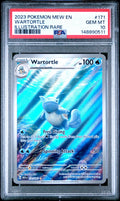 2023 POKEMON MEW EN-151 #171 WARTORTLE ILLUSTRATION RARE PSA 10