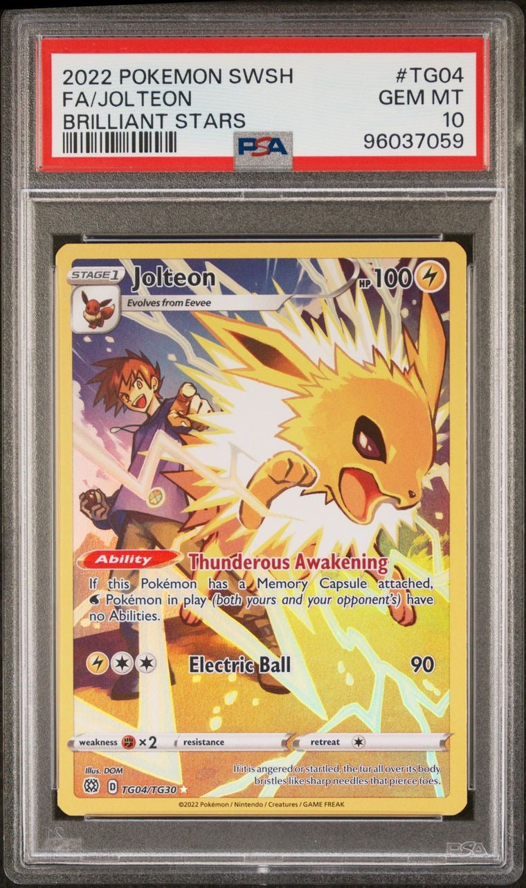 2022 Pokemon SWSH Joeteon #TG04 PSA 10