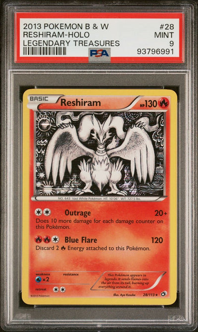 2013 Pokemon Reshiram #28 PSA 9
