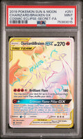 2019 Pokemon Charizard & Braixen Gx #251 PSA 9