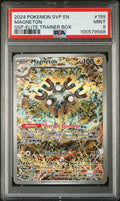 2024 POKEMON SVP EN-SV BLACK STAR PROMO #159 MAGNETON SURGING SPARKS ETB PSA 9