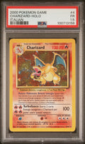 2000 POKEMON GAME #4 CHARIZARD-HOLO ITALIAN PSA 1.5