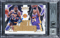 Lakers Magic Johnson Signed 2008 Hot Tandems #HT9 Card Auto 10! BAS Slabbed