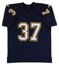 Rodney Harrison Authentic Signed Navy Blue Pro Style Jersey BAS Witnessed