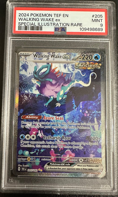 2024 Pokemon TEF EN - TEMPORAL FORCES - #205 WALKING WAKEIRON ex SIR MINT PSA 9