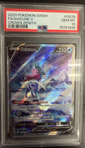 2023 Pokemon SWSH FA/Suicune V Crown Zenith - PSA 10