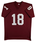 Oklahoma Jason White "03 Heisman" Signed Maroon Pro Style Jersey BAS Witnessed 2