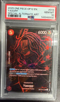 2026 One Piece OP12 EN - Yasopp #013 - Special Alternate Art - PSA 10