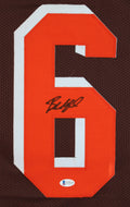 Baker Mayfield Authentic Signed Brown Pro Style Jersey Autographed BAS Witnessed
