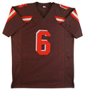 Baker Mayfield Authentic Signed Brown Pro Style Jersey Autographed BAS Witnessed