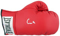 Muhammad Ali "Cassius Clay" Signed Red Everlast Boxing Glove PSA Itp #4A40973