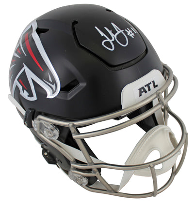 Falcons Julio Jones Authentic Signed Speed Flex Full Size Helmet BAS Witnessed