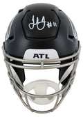 Falcons Julio Jones Authentic Signed Speed Flex Full Size Helmet BAS Witnessed
