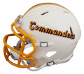 Commanders Magic Johnson Authentic Signed Retro Speed Mini Helmet BAS Witnessed