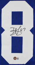 Reggie Wayne Authentic Signed Blue Pro Style Jersey Autographed BAS Witnessed