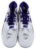 Lakers Magic Johnson Signed 2018 Nike Air Jordan Legacy 312 Shoes BAS Witness 1