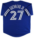 Vladimir Guerrero Jr. Authentic Signed Blue Pro Style Jersey BAS Witnessed