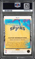 2023 Panini Court Kings Dressed to Impress - #5 - Victor Wembanyama - Amethyst Limited to /99 - PSA Graded Card