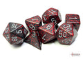 Chessex: Speckled Silver Volcano Polyhedral 7-Dice Set