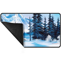 Ultra Pro Playmat: Bob Ross - Winter Paradise - Black Stitched Edge