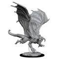 Dungeons & Dragons: Nolzur's Marvelous Minis - Young Black Dragon Wave 8 (Unpainted)