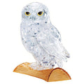 BePuzzled: Original 3D Crystal - Owl (White) Puzzle