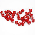Chessex: d6 Dice 12mm Opaque Red/White (36)