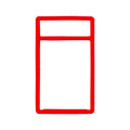 BCW: Graded Slab Bumper - PSA Card Red (6CT)