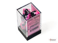 Chessex: Gemini Black-Pink/White Polyhedral 7-Dice Set