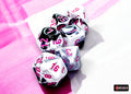 Chessex: Gemini Black-White/Pink Polyhedral 7-Dice Set