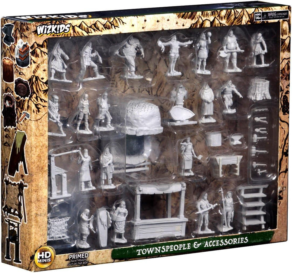 Deep Cuts Minis: Townspeople & Accessories (Unpainted)