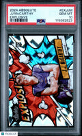 JJ McCarthy Explosive 2024 Absolute PSA 10 RC Rookie SP SSP