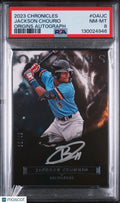 Jackson Chourio Origins RC Auto /49 PSA 8 Autograph 2023 Chronicles